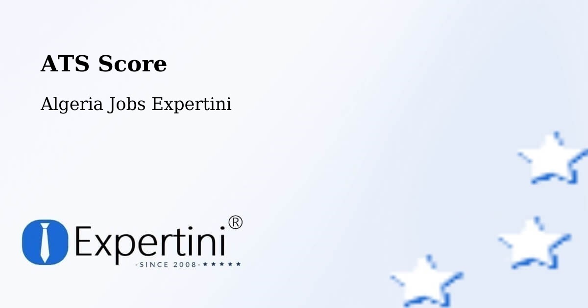 Resume ATS Score & Job Description Match Tool – Remchi - Algeria Jobs Expertini