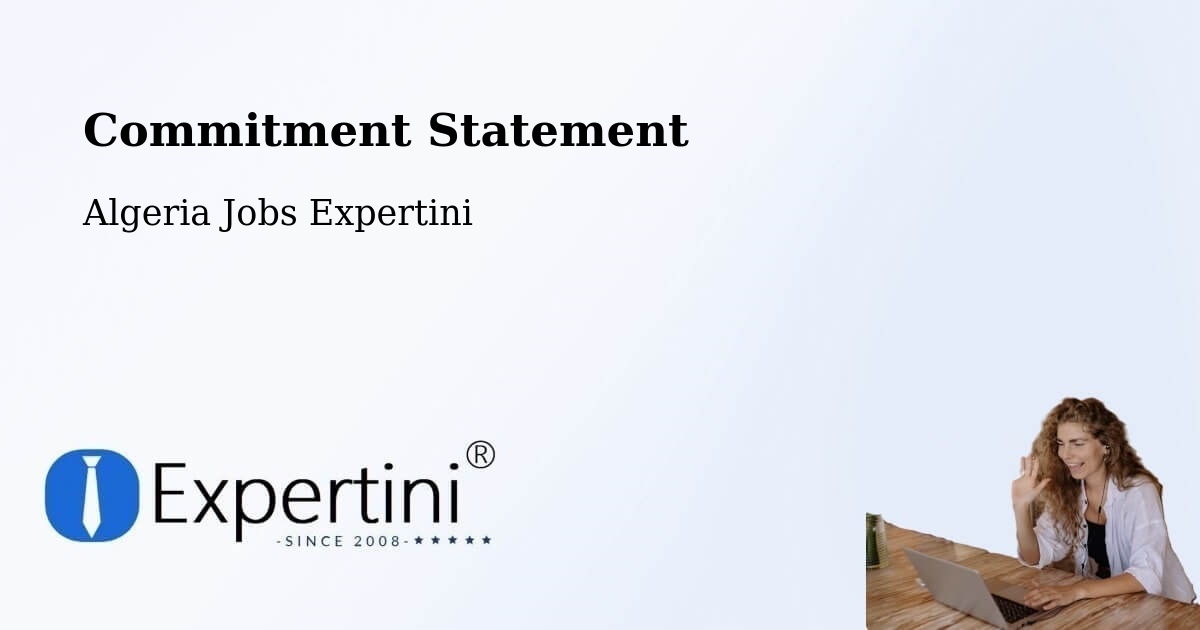 Corporate Commitment – Remchi - Algeria Jobs Expertini