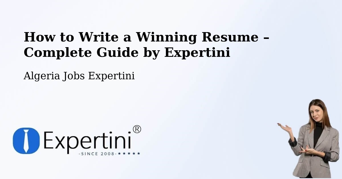 Resume Writing Guide for Job Seekers – Remchi - Remchi, Algeria Jobs Expertini